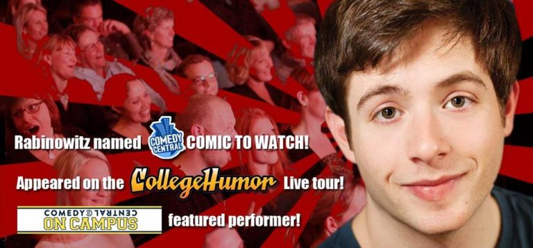Looking For A Laugh? Comedy Central Comedian Josh Rabinowitz Performing on November 8th