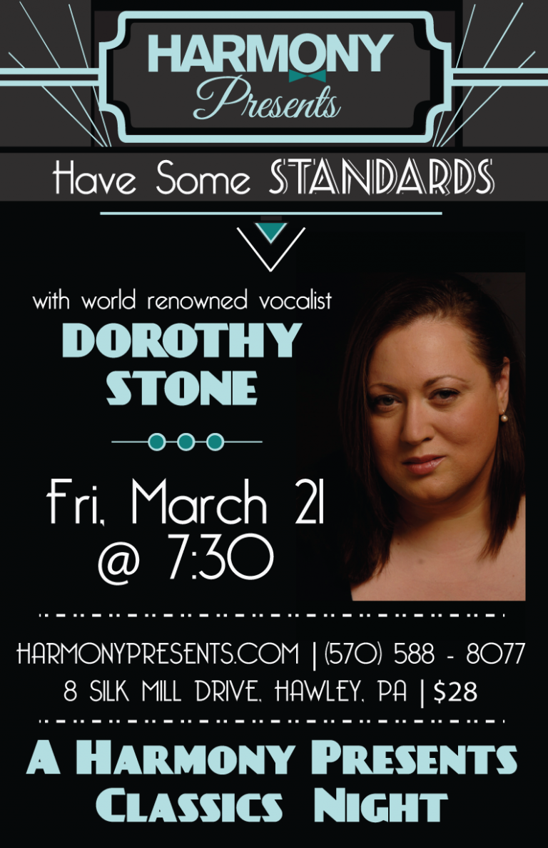 Theatrical Reading and A Night of Standards in March with Harmony Presents
