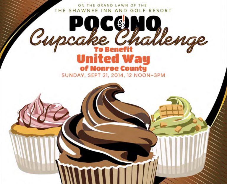 2014 Pocono Cupcake Challenge to benefit United Way of Monroe County on Sunday September 21st 2014