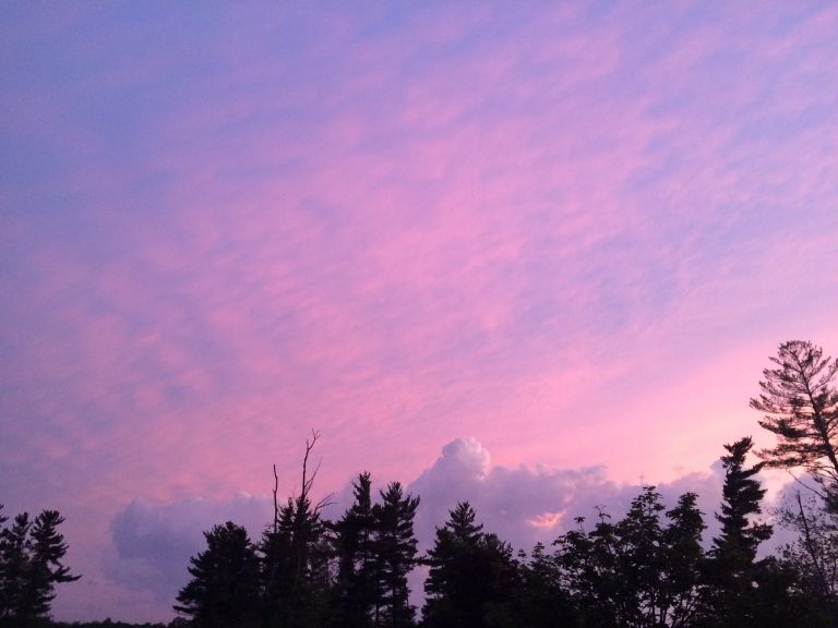 Summer Sunset in the Poconos