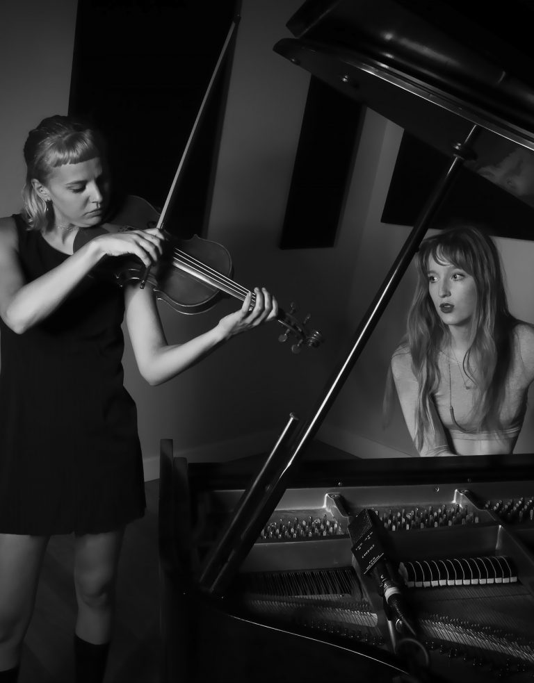 Haunting Piano-Violin Orchestral Duo Gracie and Rachel Play Hawley PA