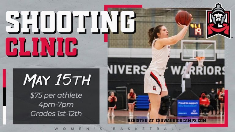 ESU Shooting Clinic on May 15th, 2022 open to Grades 1-12