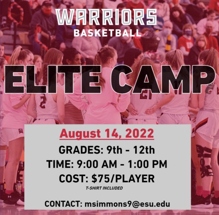 ESU Warriors Basketball Elite Camp on August 14th